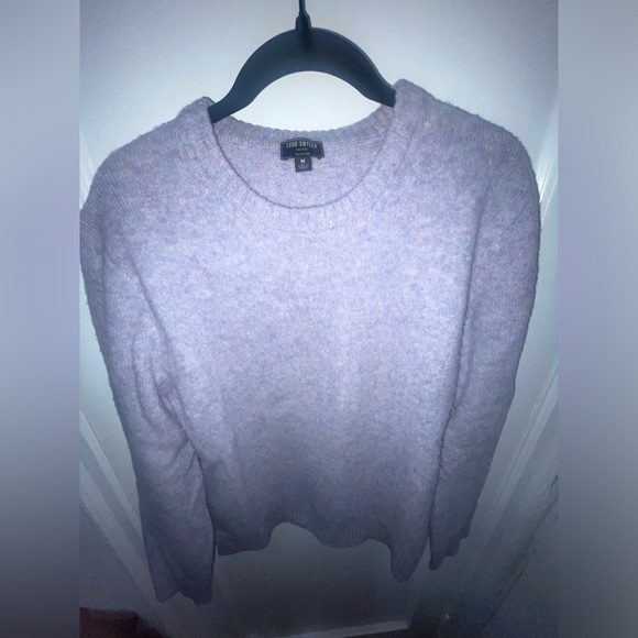 Todd Snyder Cambridge wool sweater ash violet M